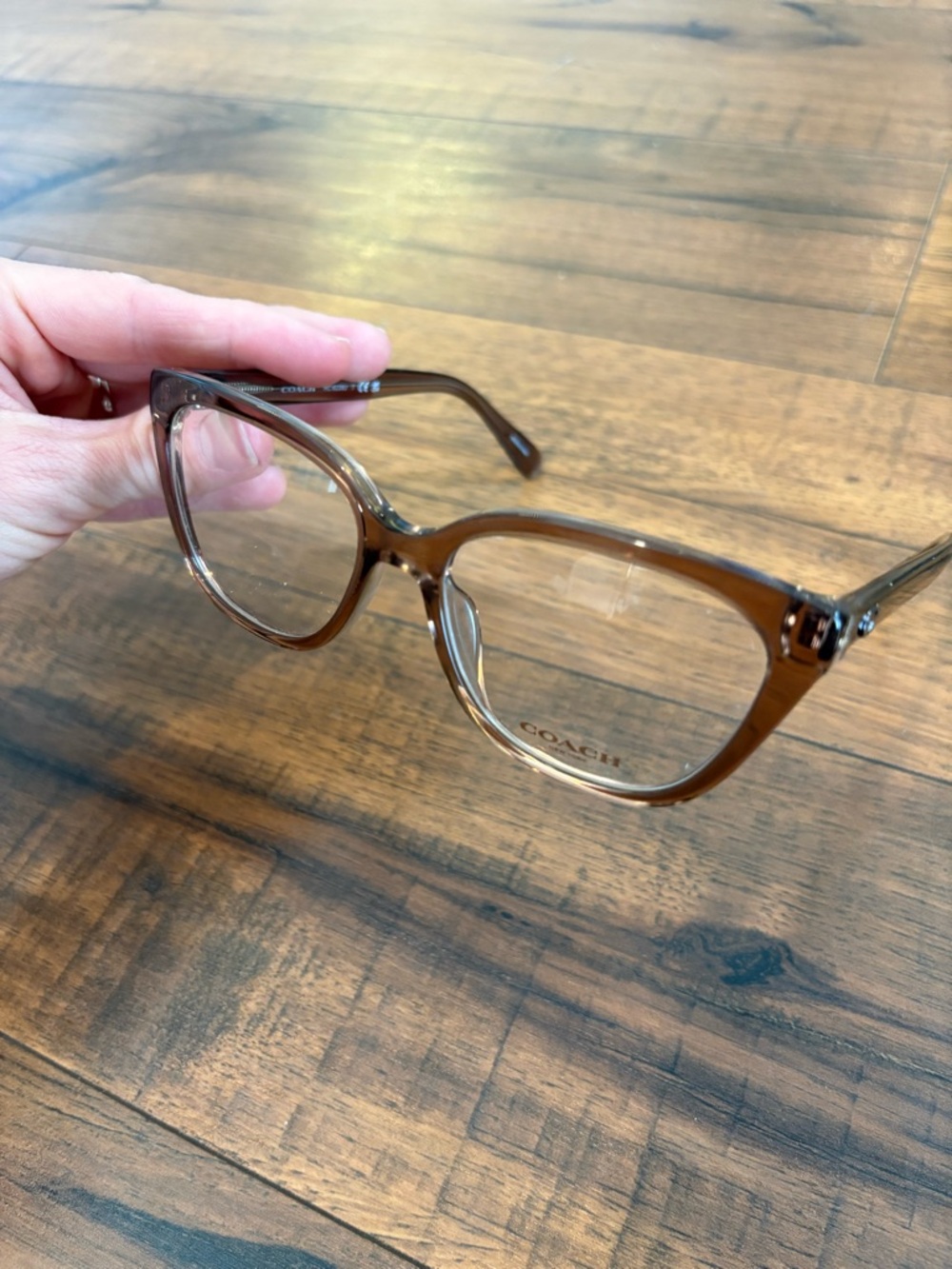COACH HC6226U EYEGLASSES Transparent Brown/Gray NWOT - Picture 10 of 10